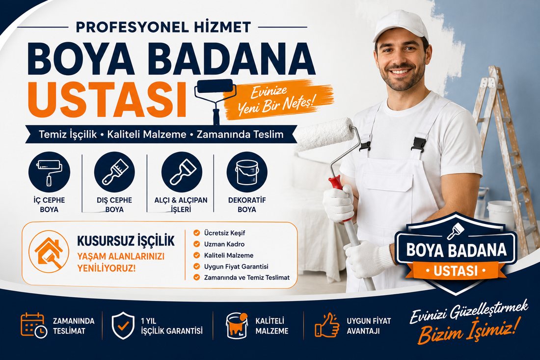Evka 3 boya badana ustası – profesyonel boyacı